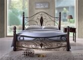 Двуспальная кровать Dynasty-160х200 Темный орех