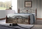 Двуспальная кровать Вивьен (Vivien-160х200) Темный орех