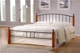 Двуспальная кровать 915 (160х200) Темный орех